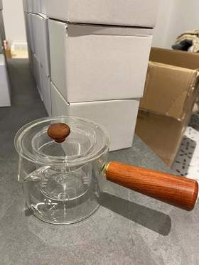 【已绝版】侧把玻璃煮茶器