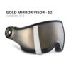 Kask - Pluma Visor - Gold Mirror - 男女通用 - 护目镜 - 金色 商品缩略图0