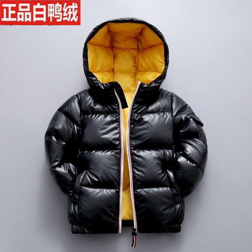 【时尚舒适】新款儿童羽绒服男童女童宝宝银色太空服加厚中大童连帽羽绒 商品图10