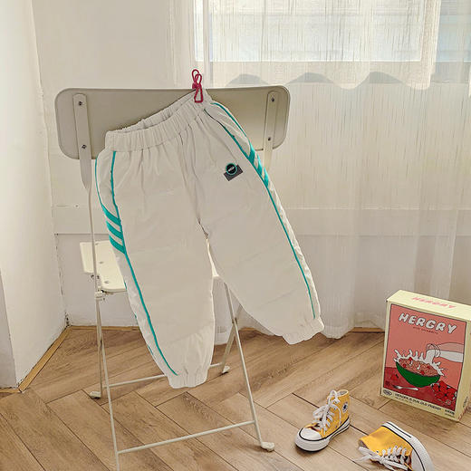 【时尚休闲】韩系儿童羽绒裤新款男童保暖裤女童加厚冬季宝宝外穿中小童长裤子 商品图5