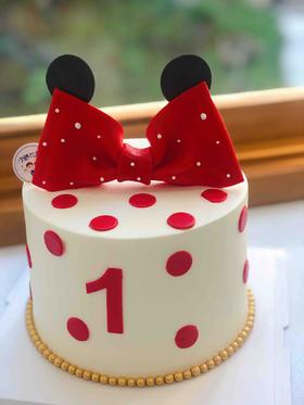 翻糖蝴蝶结奶油蛋糕 下单前请仔细阅读商品详情