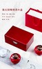 【品鉴】钢琴漆木盒瓷罐-红.螺纹盖  168元一套/一件8套/一件1340元 商品缩略图0