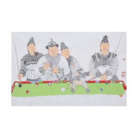 沈鹏 | 《淡定图》34cm×49cm