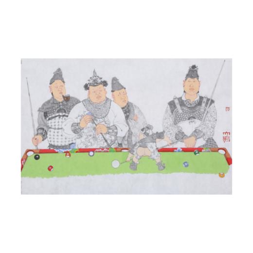 沈鹏 | 《淡定图》34cm×49cm 商品图0