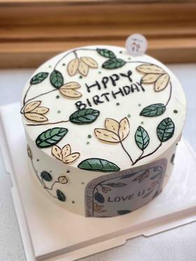 小清新奶油蛋糕 下单前请仔细阅读商品详情