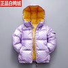 【时尚舒适】新款儿童羽绒服男童女童宝宝银色太空服加厚中大童连帽羽绒 商品缩略图11