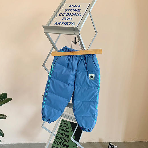 【时尚休闲】韩系儿童羽绒裤新款男童保暖裤女童加厚冬季宝宝外穿中小童长裤子 商品图6