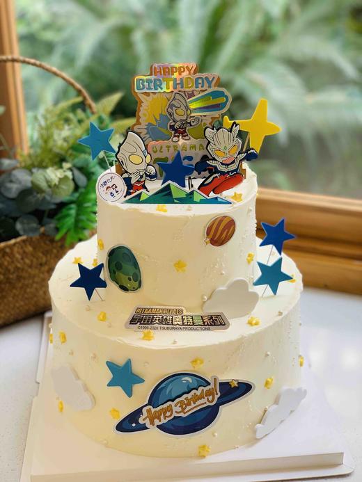 双层奥特曼奶油蛋糕 下单前请仔细阅读商品详情 商品图0