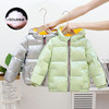 【时尚舒适】新款儿童羽绒服男童女童宝宝银色太空服加厚中大童连帽羽绒 商品缩略图1