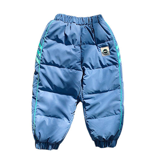 【时尚休闲】韩系儿童羽绒裤新款男童保暖裤女童加厚冬季宝宝外穿中小童长裤子 商品图4