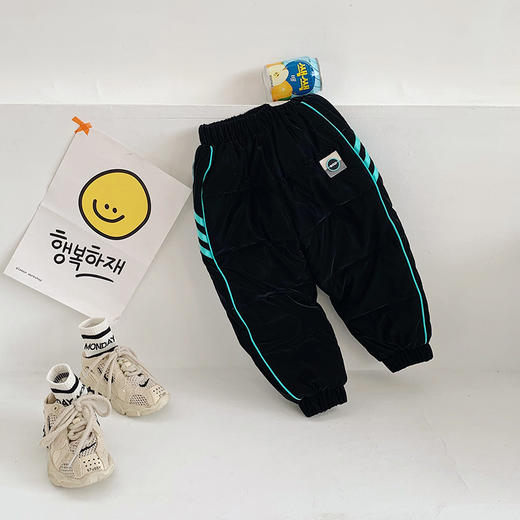 【时尚休闲】韩系儿童羽绒裤新款男童保暖裤女童加厚冬季宝宝外穿中小童长裤子 商品图3