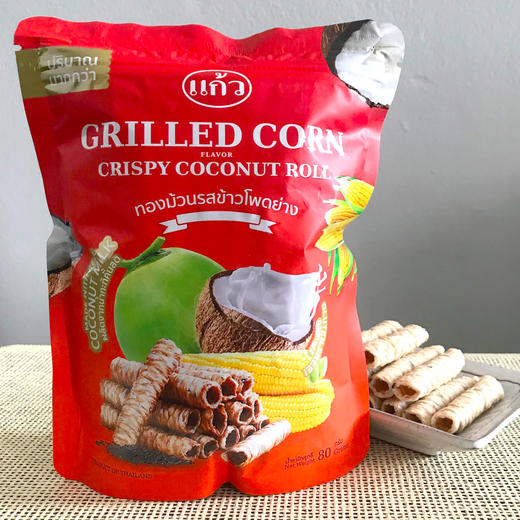 玉米味 卡利维酥脆椰子卷80g 商品图1