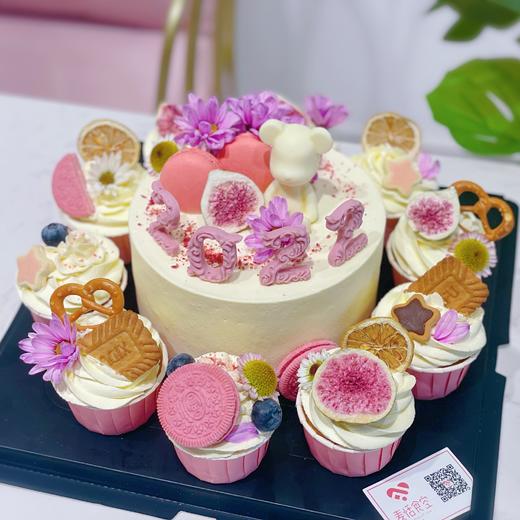 高颜值纸杯蛋糕（提前2天预定）进口淡奶油➕水果夹层；纸杯果酱夹层 商品图0