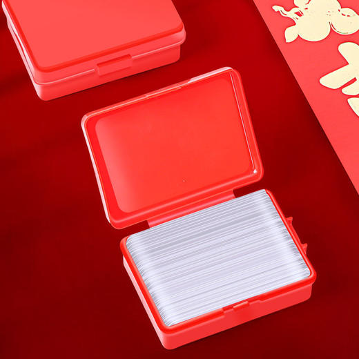 【透明无痕，加厚加宽，买一送一】装透明无痕贴对联春联专用双面贴婚车婚房不残留高粘双面胶 商品图3