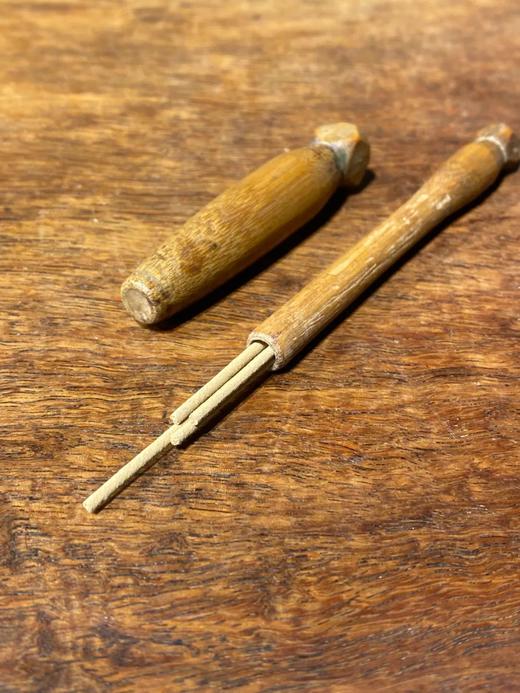 竹根雕金刚杵式香筒 ，顺丰包邮 商品图8
