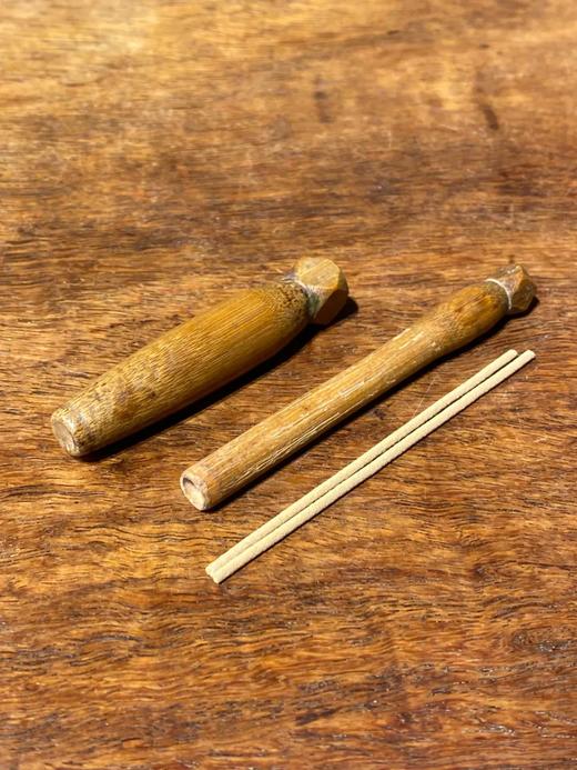 竹根雕金刚杵式香筒 ，顺丰包邮 商品图4