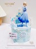 1027CAKE |  蓝色系 冰雪奇缘主题 爱莎蛋糕 商品缩略图2