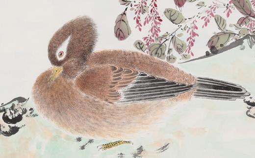 金喦 工笔花鸟07 136cmx68cm 8平尺 商品图5