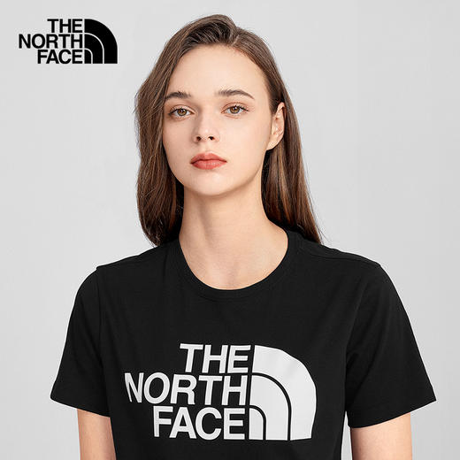 北面2022春夏新款短袖女士户外运动休闲半截T恤NF0A5JXDJK31 商品图1