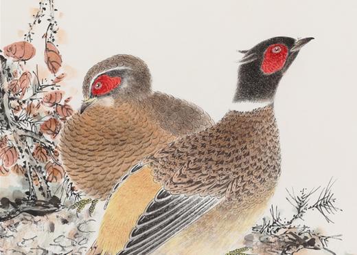 金喦 工笔花鸟01 136cmx68cm  8平尺 商品图2