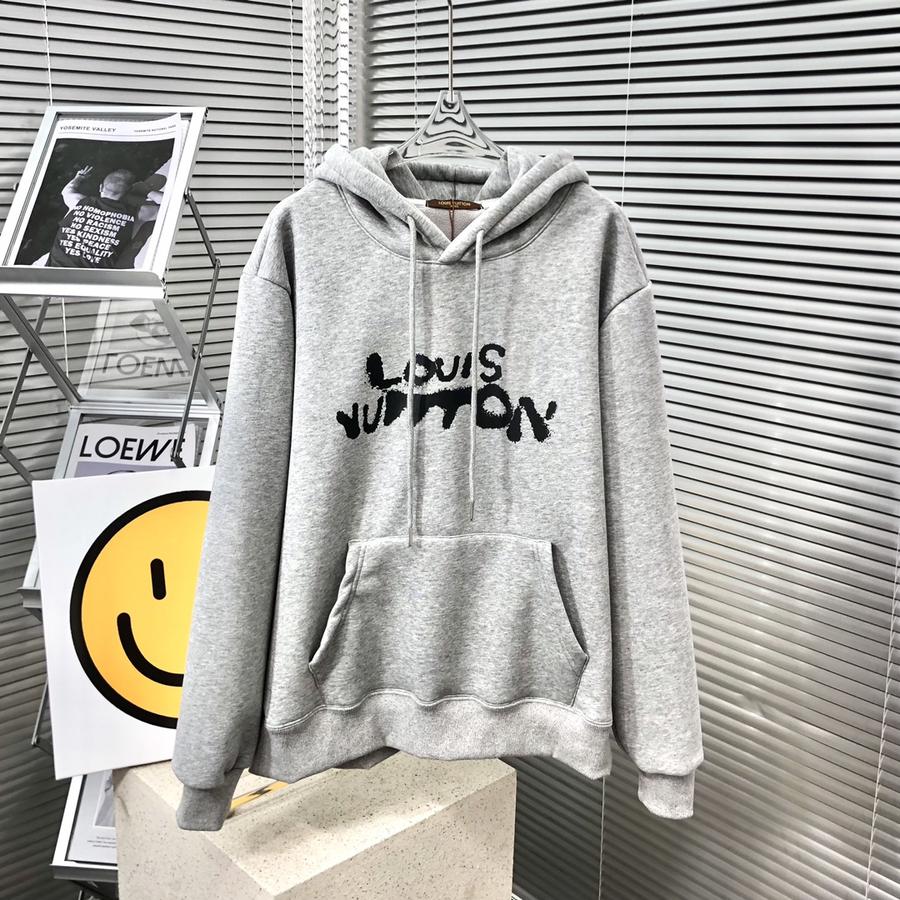 点此购买 lv路易威登涂绘款加绒连帽卫衣 sy 211168