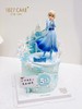 1027CAKE |  蓝色系 冰雪奇缘主题 爱莎蛋糕 商品缩略图0