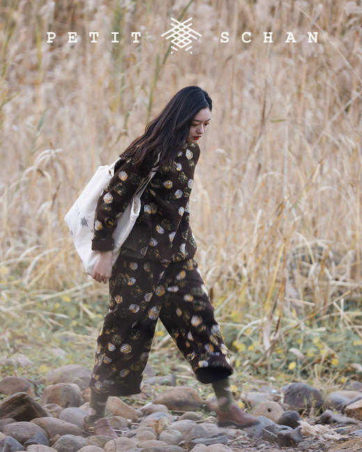 PETIT SCHAN小闪 CLO#067 Dandelion 蒲公英 意大利进口面料羊毛混纺上衣/裤子 商品图5