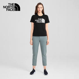 北面2022春夏新款短袖女士户外运动休闲半截T恤NF0A5JXDJK31