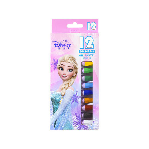 【迪士尼儿童涂鸦油画棒绘画笔】彩色笔宝宝画棒12色18色24色36色48色蜡笔油画棒 商品图4