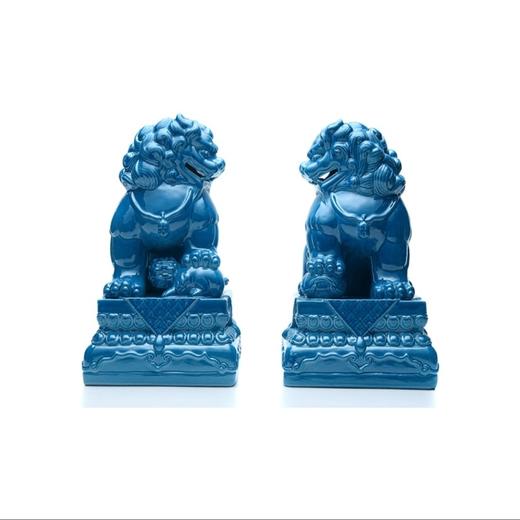 黄玉龙/故宫狮/蓝/对 商品图1
