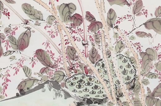 金喦 工笔花鸟07 136cmx68cm 8平尺 商品图7