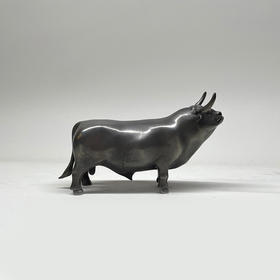 不仁斋薛继业铸铜雕塑摆件辛丑铜牛限量摆件潮玩