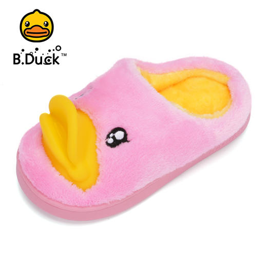 B.Duck小黄鸭儿童冬季24-40棉拖家居鞋男女童 BP590309A 商品图5