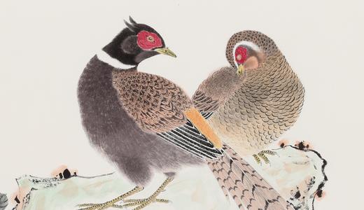 金喦 工笔花鸟04 136cmx68cm 8平尺 商品图2