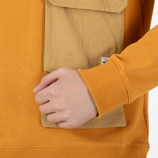 北面2022春季新款户外透气休闲棉质长袖套头衫NF0A5JWLHBX 商品图3