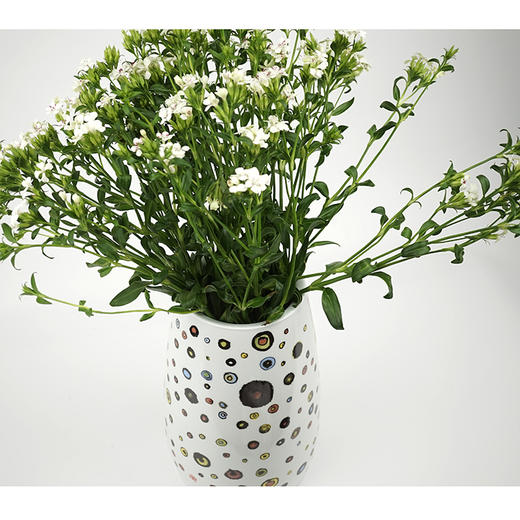 不仁斋薛继业 水墨风斑点 陶瓷花瓶 丰藕 商品图1