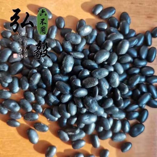 六不用 黑小豆 肾形黑豆  老品种 1斤/份 【弘毅六不用生态农场】 商品图2