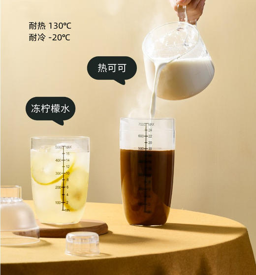雪克杯 带刻度摇酒器 手摇杯 PC树脂雪克壶 防烫调酒器奶茶摇摇杯 商品图2