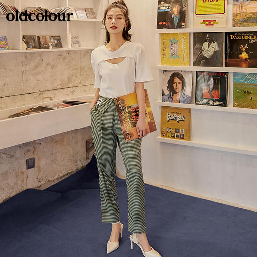 oldcolour欧珂2022春休闲长裤BO11073036 商品图2