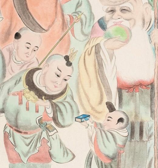 武艺 福禄寿 180cm×97cm 纸本水墨 2020年 商品图8