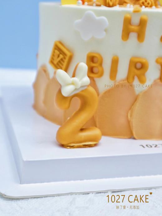 1027CAKE | 黄色系 周岁儿童蛋糕 小女孩  小黄帽 商品图3