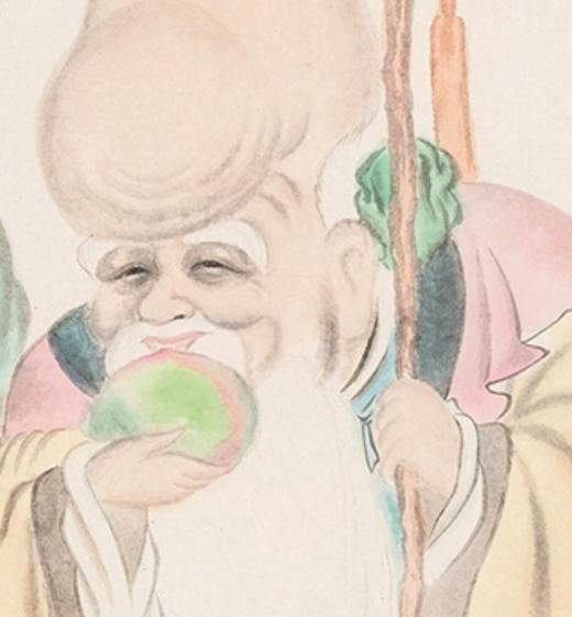 武艺 福禄寿 180cm×97cm 纸本水墨 2020年 商品图4