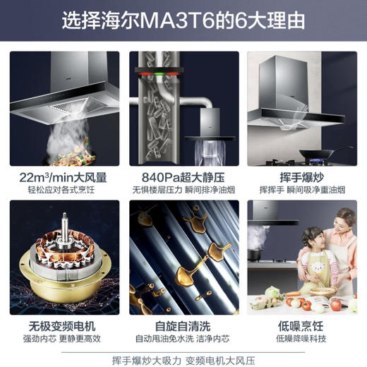 海尔（Haier）烟机CXW-258-MA3T6 商品图1