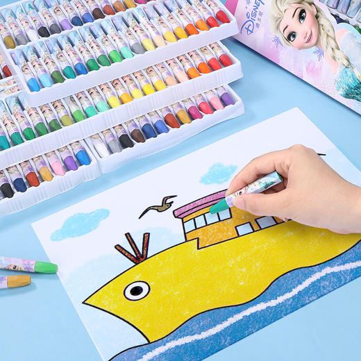 【迪士尼儿童涂鸦油画棒绘画笔】彩色笔宝宝画棒12色18色24色36色48色蜡笔油画棒 商品图3