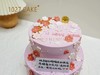 1027CAKE | 双层紫色系 优雅款式  翻糖花 简洁 商品缩略图2