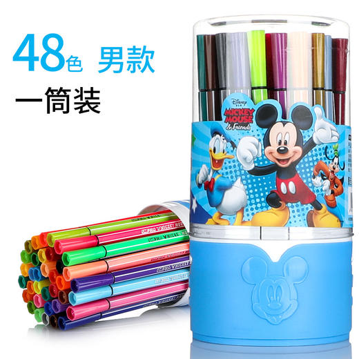 【迪士尼可洗水彩笔】冰雪12色24色36色48色可水洗水彩笔儿童小学生专用绘画笔彩色笔 商品图5