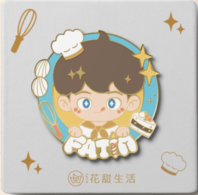 小海焦珐琅徽章