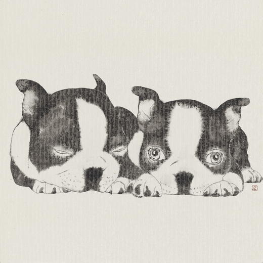 李军 | 《七月与安生》 纸本水墨 60cm × 60cm 商品图1