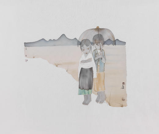 刘庆和 | 人物03 35cmx35cm 商品图0