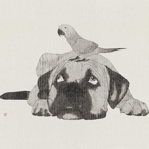 李军 | 《Face To  —5b》 纸本水墨 60cm×60cm 商品图1